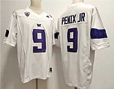Men's Washington Huskies #9 Michael Penix Jr. White Stitched Jersey,baseball caps,new era cap wholesale,wholesale hats